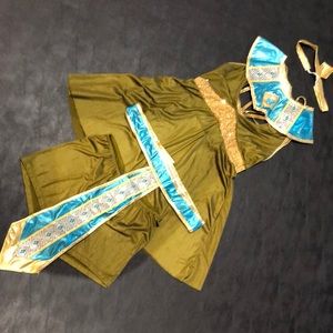 STRAPPY BACK BALERA HALLOWEEN DANCE COSTUME ADULT MEDIUM QUEEN OF THE NILE EGYPT